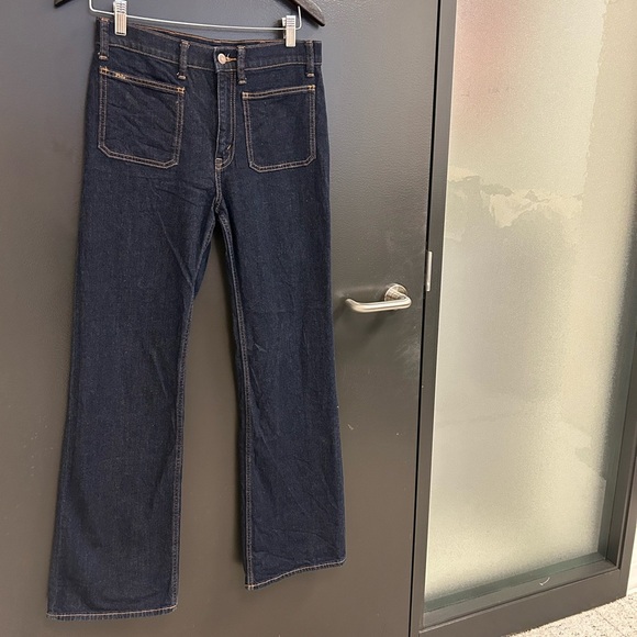 Polo by Ralph Lauren sz 27 EUC/ near new wide leg  Classic Blue Bootcut Jeans - Picture 13 of 14